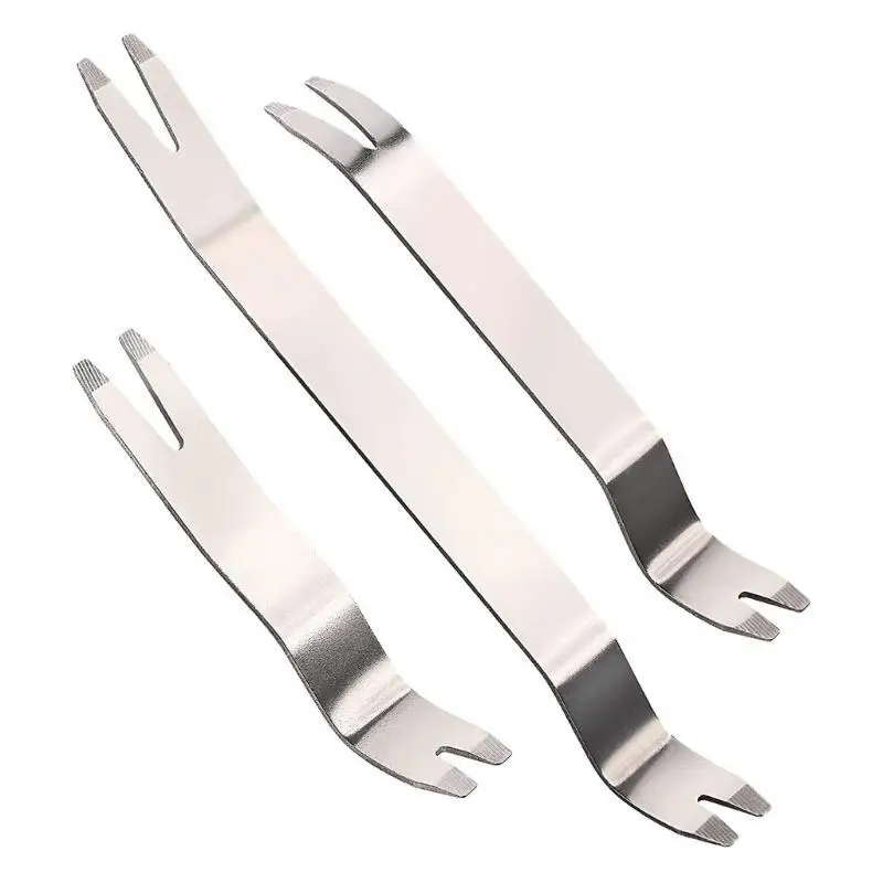 02DE Portable Auto Door Clip Trim Removal Tools Car Dashboard Radio Panel Repair Metal- Removal Pry Disassembly Tool
02DE Portable Auto Door Clip Trim Removal Tools Car Dashboard Radio Panel Repair Metal- Removal Pry Disassembly Tool