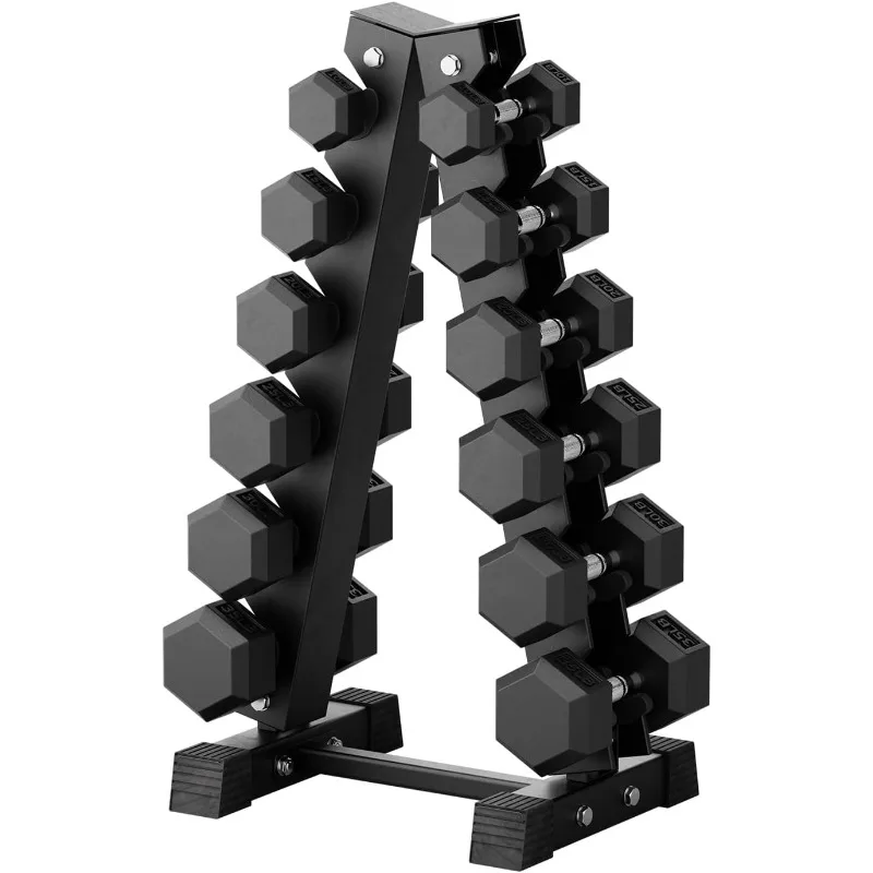 RitFit Rubber Coated Hex Dumbbell Set with Rack, 5-780LB for Home Gym Strength Training, Anti-Slip Knurled Handle, Hexagon
RitFit Rubber Coated Hex Dumbbell Set with Rack, 5-780LB for Home Gym Strength Training, Anti-Slip Knurled Handle, Hexagon