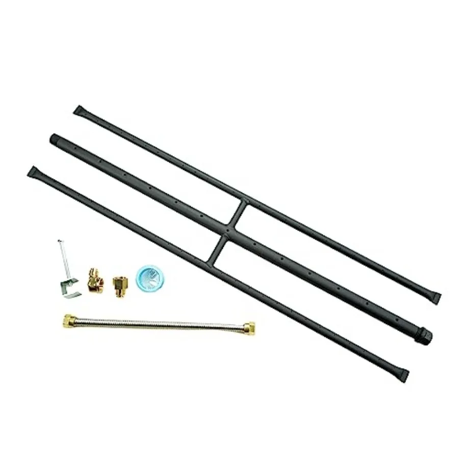 Rectangular Gas Fire Pit and Gas Fireplace H-Burner H Burner for Gas Fireplace with 3 Pipes Patent Applied
Rectangular Gas Fire Pit and Gas Fireplace H-Burner H Burner for Gas Fireplace with 3 Pipes Patent Applied