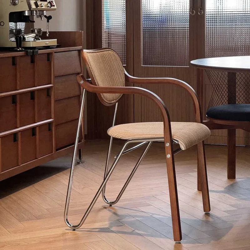 Bauhaus Dining Chair Mid-Century Modern Armchair with Upholstered Backrest Minimalist Home Designer Chair Retro Premium Seat
Bauhaus Dining Chair Mid-Century Modern Armchair with Upholstered Backrest Minimalist Home Designer Chair Retro Premium Seat