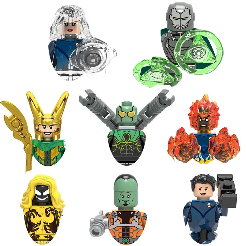 X0271 XH1373 Superhero Spider-Man Loki Anime Heroes Bricks Cartoon Character building block Educational Toy Birthday Present
X0271 XH1373 Superhero Spider-Man Loki Anime Heroes Bricks Cartoon Character building block Educational Toy Birthday Present