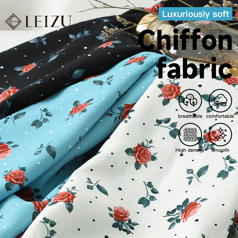 High-Density Chiffon Fabric Rose Wave Point Soft Breathable & Smooth Material for Dresses,Blouses,Curtains DIY Sewing Fabric
High-Density Chiffon Fabric Rose Wave Point Soft Breathable & Smooth Material for Dresses,Blouses,Curtains DIY Sewing Fabric