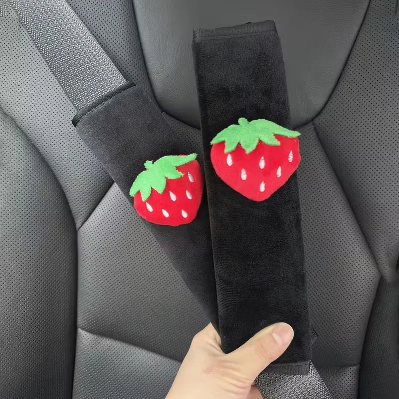 2pcs Strawberry Car Seat Belt Shoulder Cover Soft and Comfortable Car Seat Belt Cover Car Type General Motors Interior
2pcs Strawberry Car Seat Belt Shoulder Cover Soft and Comfortable Car Seat Belt Cover Car Type General Motors Interior