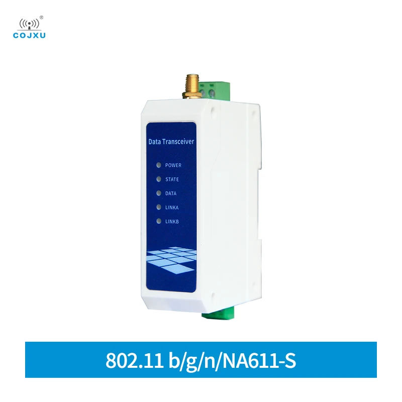 WIFI Serial Server DC 8~28V COJXU NA611-S RS485 to WIFI Support TCP/UDP/HTTP/MQTT IEEE802.11 b/g/n Gateway Mode Easy Use
WIFI Serial Server DC 8~28V COJXU NA611-S RS485 to WIFI Support TCP/UDP/HTTP/MQTT IEEE802.11 b/g/n Gateway Mode Easy Use