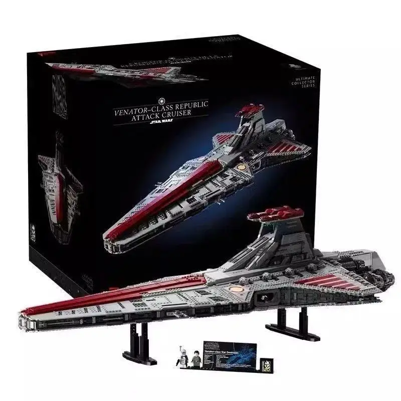 5374 PCS 75367 Gifts Collectors Edition Large Biggest Venator Class Republic Attacks Cruiser Building Blocks Bricks Toys Adult
5374 PCS 75367 Gifts Collectors Edition Large Biggest Venator Class Republic Attacks Cruiser Building Blocks Bricks Toys Adult