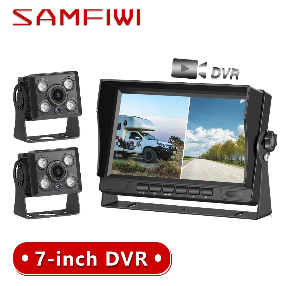 7 inch Car Monitor AHD Car Screen Recording DVR With IR Night Vision Backup Camera Vehicle Rear View Camera For TRUCK RV BUS
7 inch Car Monitor AHD Car Screen Recording DVR With IR Night Vision Backup Camera Vehicle Rear View Camera For TRUCK RV BUS