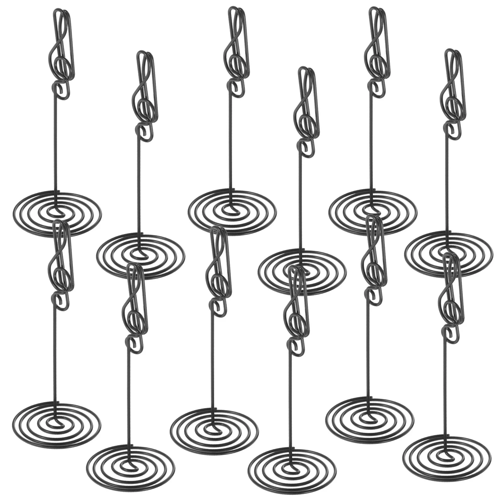 12Pcs Creative Musical Note Card Holder Clips Desk Table Number Stands Vertical Note Holders for Weddings Parties Office Home
12Pcs Creative Musical Note Card Holder Clips Desk Table Number Stands Vertical Note Holders for Weddings Parties Office Home