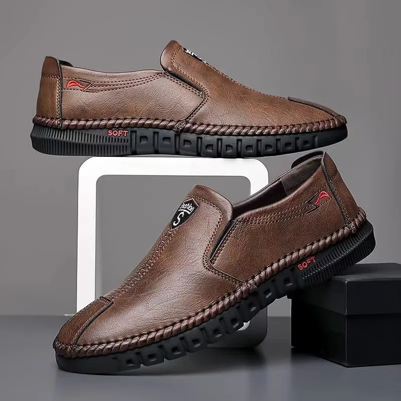 Men's Casual Shoes 2022 Autumn Brand Fashion Comfortable Leather Shoes for Men Soft Bottom Business Leather Slip-on Flat Shoes
Men's Casual Shoes 2022 Autumn Brand Fashion Comfortable Leather Shoes for Men Soft Bottom Business Leather Slip-on Flat Shoes