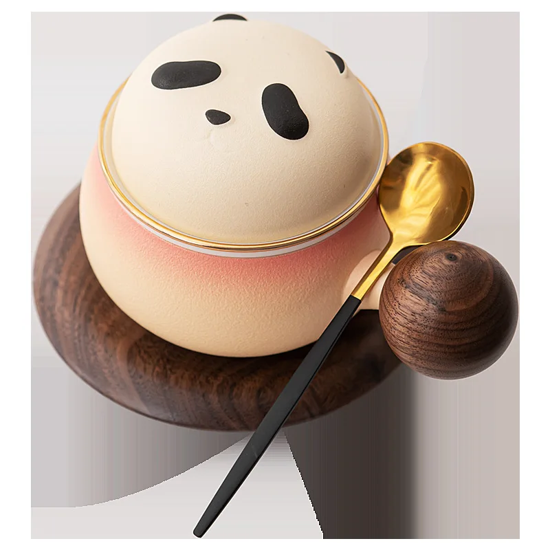 Керамическая панда, кофе, чай, двойные маленькие подарки, деловые встречи, путешествия, Guochao, милая с кружкой-фильтром
Керамическая панда, кофе, чай, двойные маленькие подарки, деловые встречи, путешествия, Guochao, милая с кружкой-фильтром