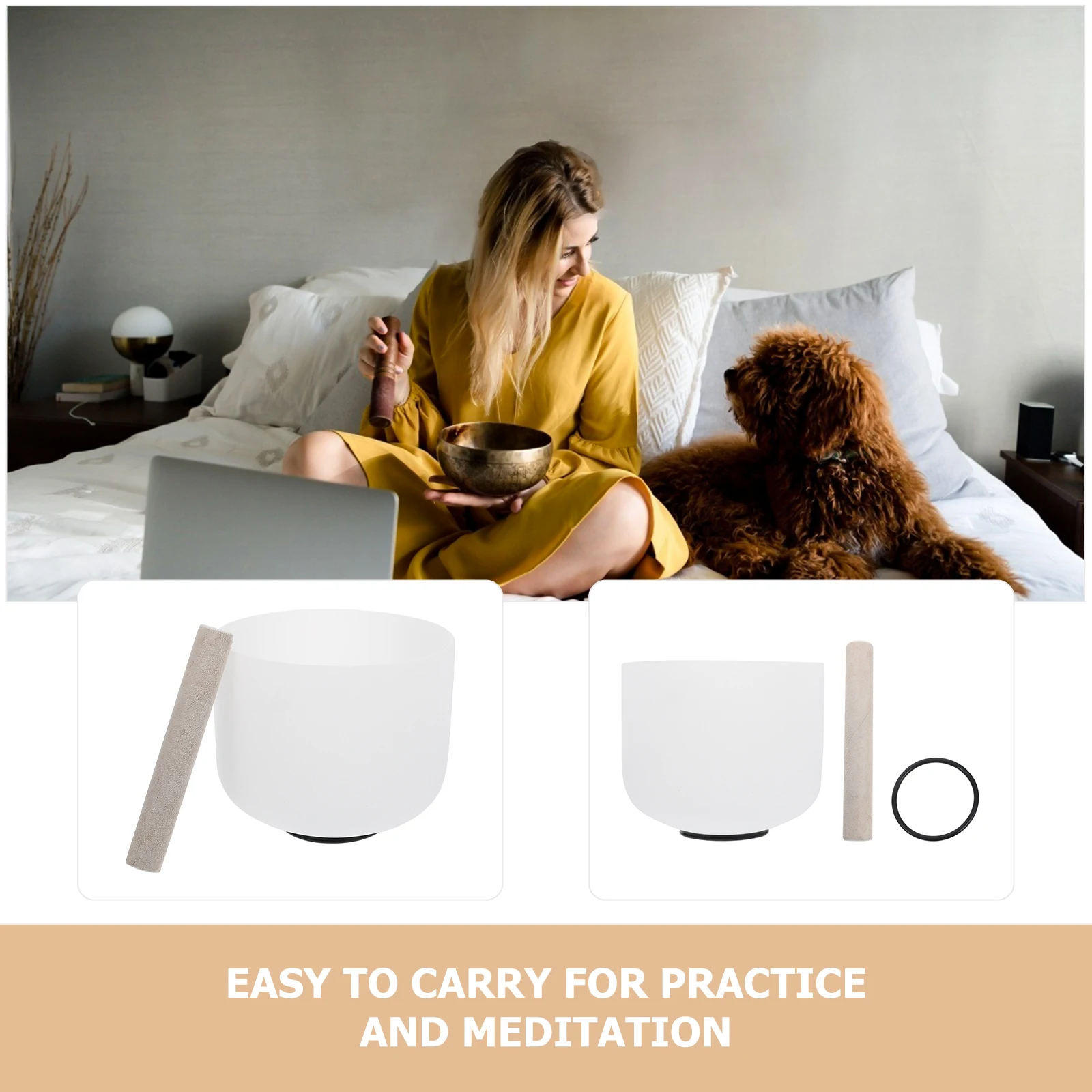 1Set Chakra Crystal Quartz Yoga Meditation Music Bowl Healing Sound Therapy Instrument Portable for Yoga Spa Meditation Bowl
1Set Chakra Crystal Quartz Yoga Meditation Music Bowl Healing Sound Therapy Instrument Portable for Yoga Spa Meditation Bowl