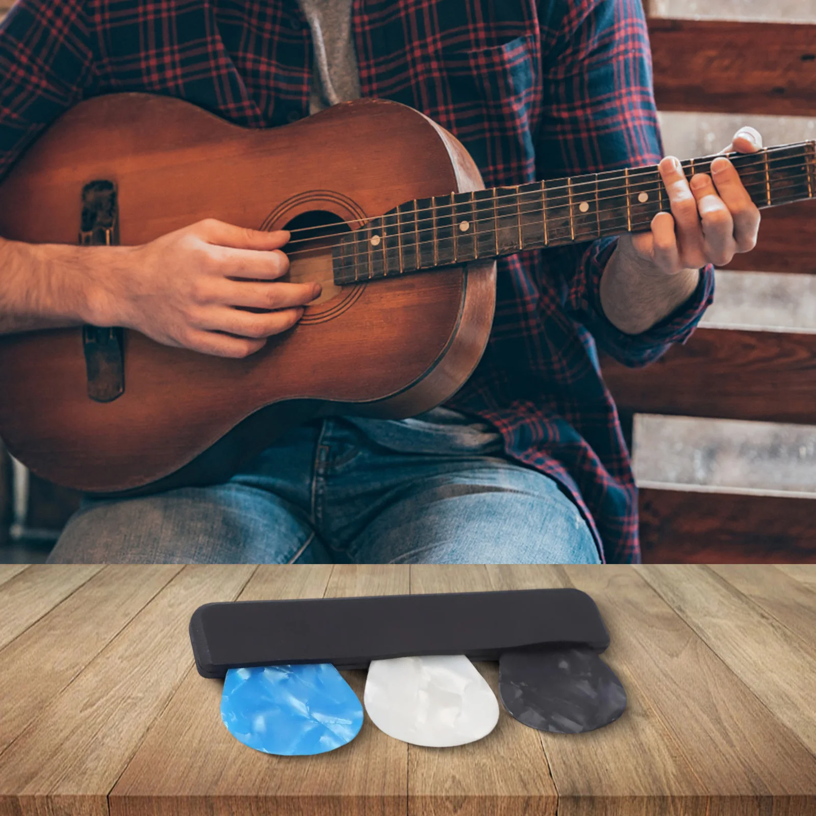 Anti-slip Plectrum Holder Guitar Pick Box Guitar Pick Storage Solution Anti-slip Teeth Grip Efficient Pick Storage
Anti-slip Plectrum Holder Guitar Pick Box Guitar Pick Storage Solution Anti-slip Teeth Grip Efficient Pick Storage