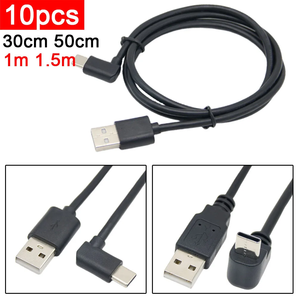 10pcs 90 Degree Bend Type-c Elbow Usb-C 2A Fast Quick Charging USb C Charger Cable For Samsung s10 s20 S23 S24 htc lg huawei
10pcs 90 Degree Bend Type-c Elbow Usb-C 2A Fast Quick Charging USb C Charger Cable For Samsung s10 s20 S23 S24 htc lg huawei
