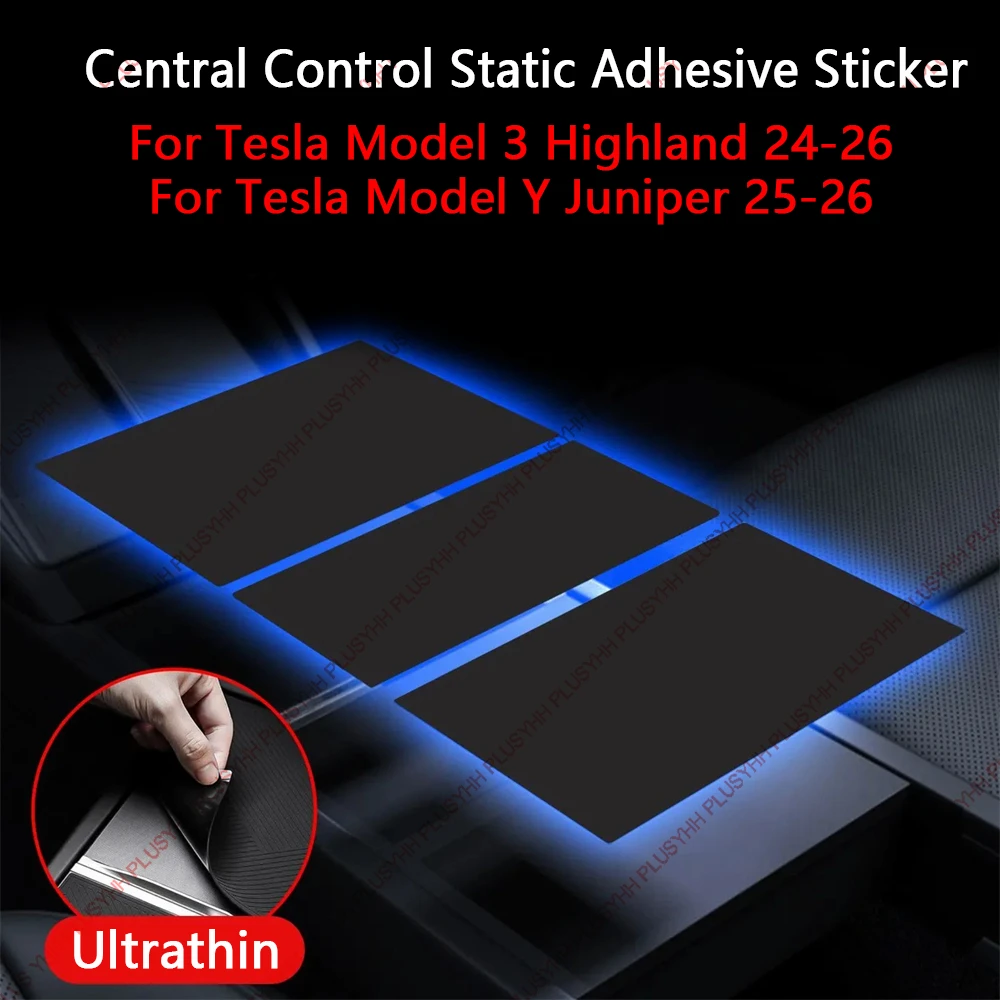Model3 Highland 2025 Central-Control Sticker Electrostatic Silicone Pad 3PCS/SET ModelY Juniper Centen Control Car Interior PART
Model3 Highland 2025 Central-Control Sticker Electrostatic Silicone Pad 3PCS/SET ModelY Juniper Centen Control Car Interior PART