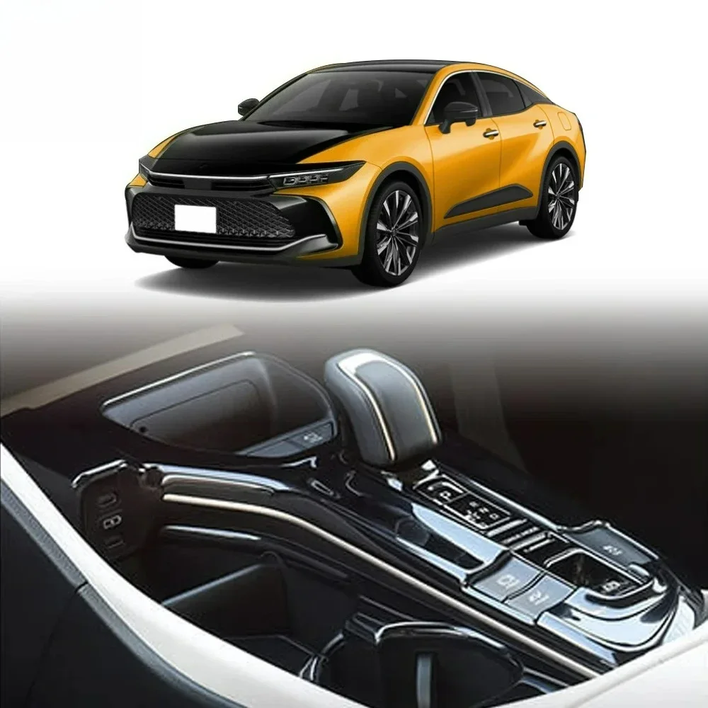 For Toyota Crown Crossover Sport Cross 2023 2024 ABS Car Central Console Gear Shift Panel Frame Water Cup Sticker Cover Trim
For Toyota Crown Crossover Sport Cross 2023 2024 ABS Car Central Console Gear Shift Panel Frame Water Cup Sticker Cover Trim