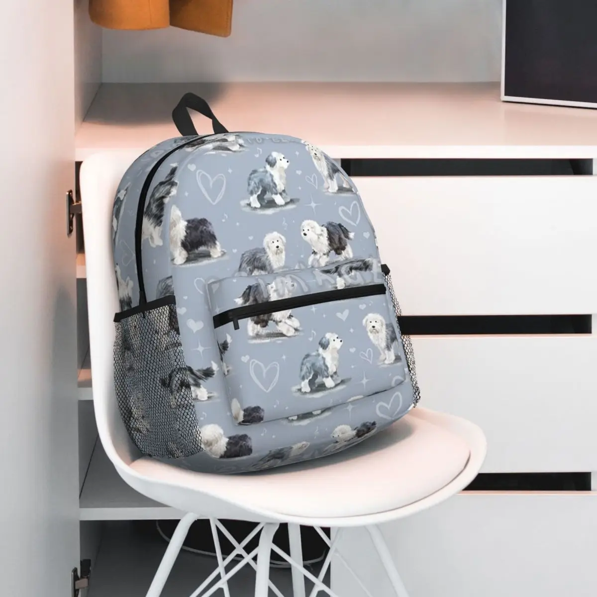 The Old English Sheepdog Dog Backpack Student BookBag Children School Bag Computer Shoulder Bags for Men Women
The Old English Sheepdog Dog Backpack Student BookBag Children School Bag Computer Shoulder Bags for Men Women