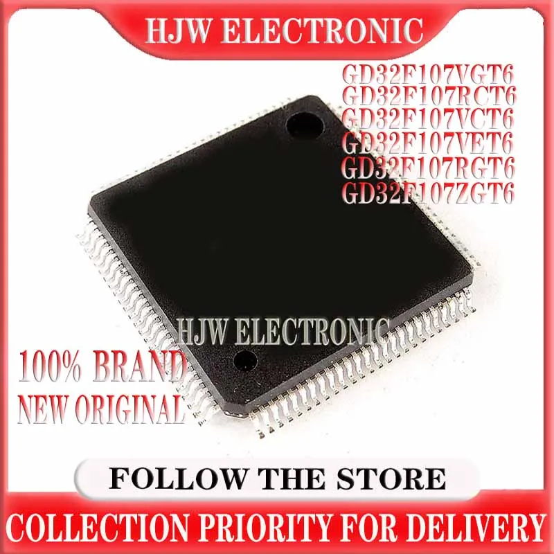 Original Product GD32F107ZGT6 GD32F107RCT6 GD32F107VCT6 GD32F107VGT6 GD32F107VET6 GD32F107RGT6
Original Product GD32F107ZGT6 GD32F107RCT6 GD32F107VCT6 GD32F107VGT6 GD32F107VET6 GD32F107RGT6