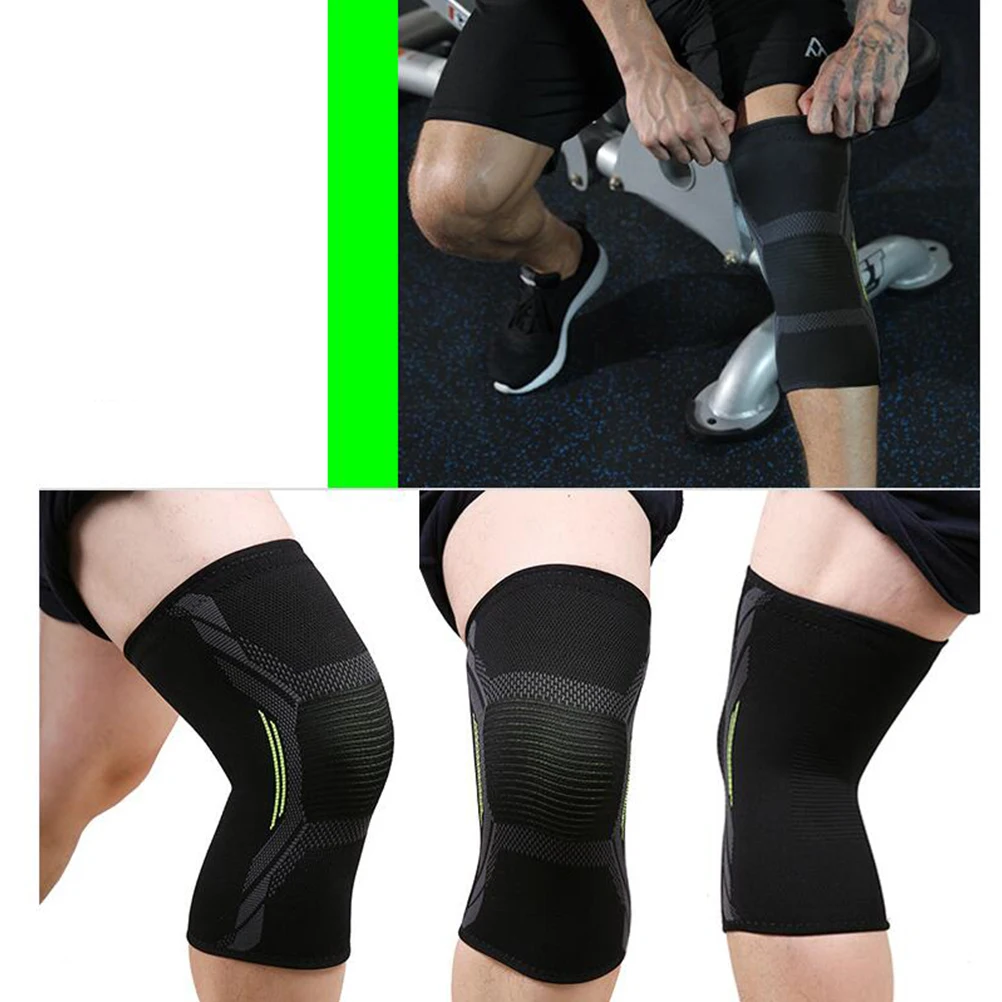 2 шт. стильный наколенник, высокая воздухопроницаемость и эластичность для различных видов спорта, черный защитный бандаж Xl, бандаж для ног 
2 шт. стильный наколенник, высокая воздухопроницаемость и эластичность для различных видов спорта, черный защитный бандаж Xl, бандаж для ног
