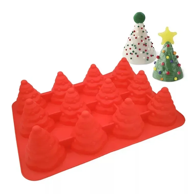 Christmas Tree 3D Silicone Moulds Food Grade Fondant Cake Baking Candle Soap Decoration Tools Resin Molds
Christmas Tree 3D Silicone Moulds Food Grade Fondant Cake Baking Candle Soap Decoration Tools Resin Molds