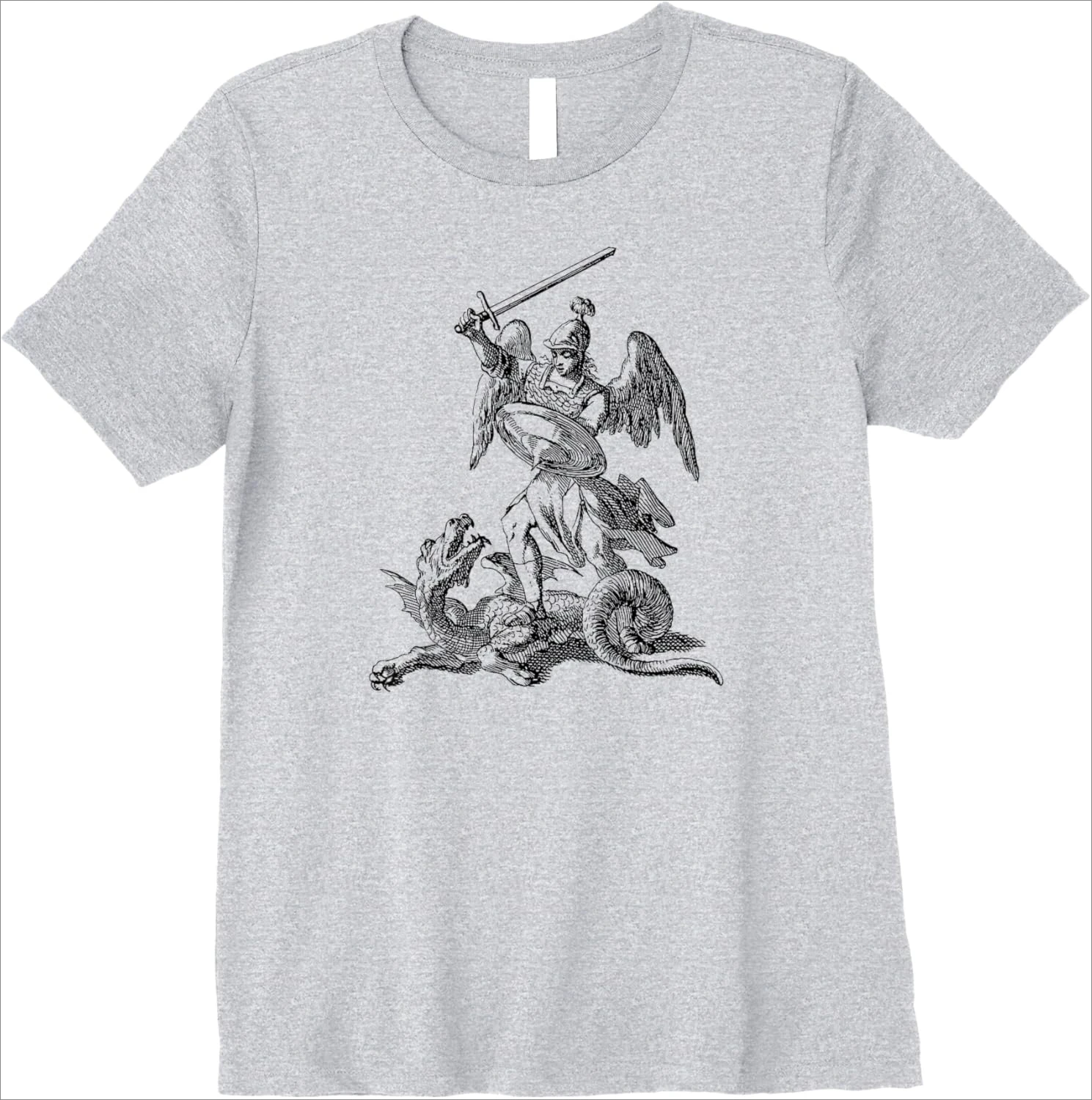 Saint George Shirt St George Slaying the Dragon Artwear design-100% cotton casual round neck short sleeve printed men's T-shirt.
Saint George Shirt St George Slaying the Dragon Artwear design-100% cotton casual round neck short sleeve printed men's T-shirt.