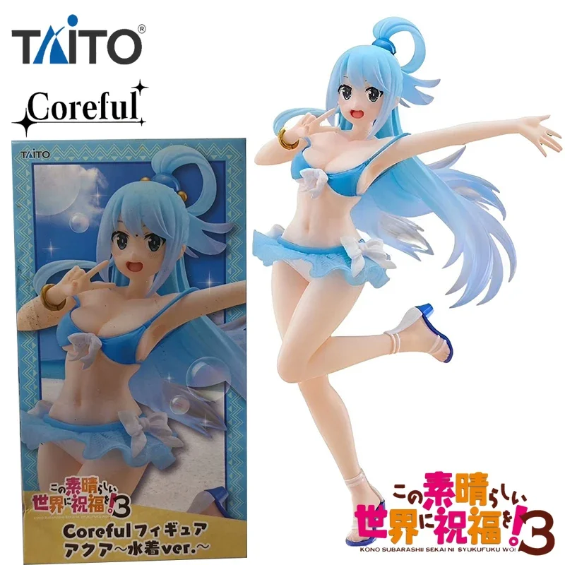 TAiTO Coreful God's Blessing on This Wonderful World Season 3 Aqua ~Swimming Wear Ver.~ PVC 18CM Anime Figures Toy in Stock
TAiTO Coreful God's Blessing on This Wonderful World Season 3 Aqua ~Swimming Wear Ver.~ PVC 18CM Anime Figures Toy in Stock