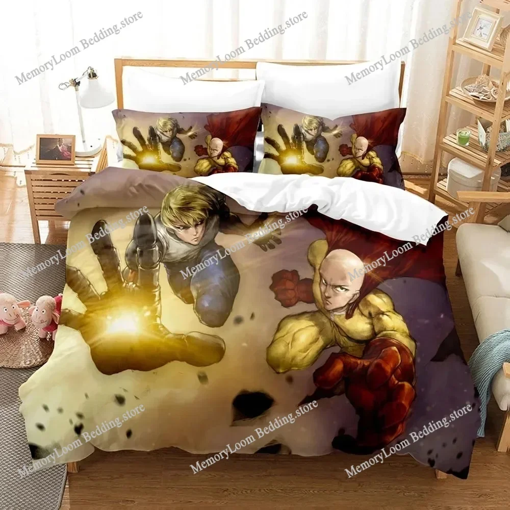 Official 3D Anime One-Punch Man Saitama Duvet Cover Set with Pillowcases for King/Queen Size Beds, for Adults & Teen Fans
Official 3D Anime One-Punch Man Saitama Duvet Cover Set with Pillowcases for King/Queen Size Beds, for Adults & Teen Fans