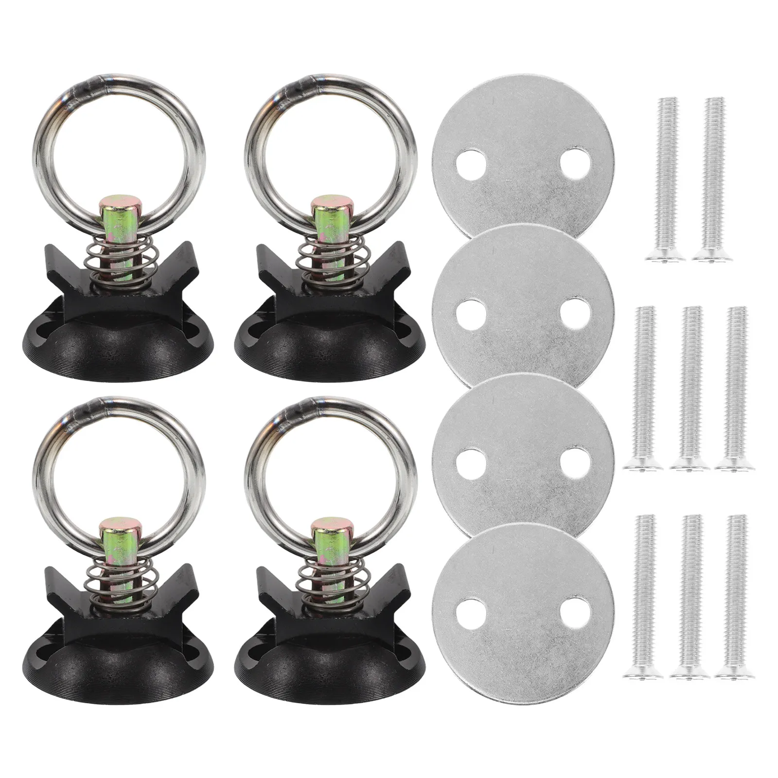 4Pcs Motorcycle Round Tie Down Anchor Kit Heavy Duty Fitting Secure Cargo Luggage Straps Recessed Anchor Points for Atv
4Pcs Motorcycle Round Tie Down Anchor Kit Heavy Duty Fitting Secure Cargo Luggage Straps Recessed Anchor Points for Atv