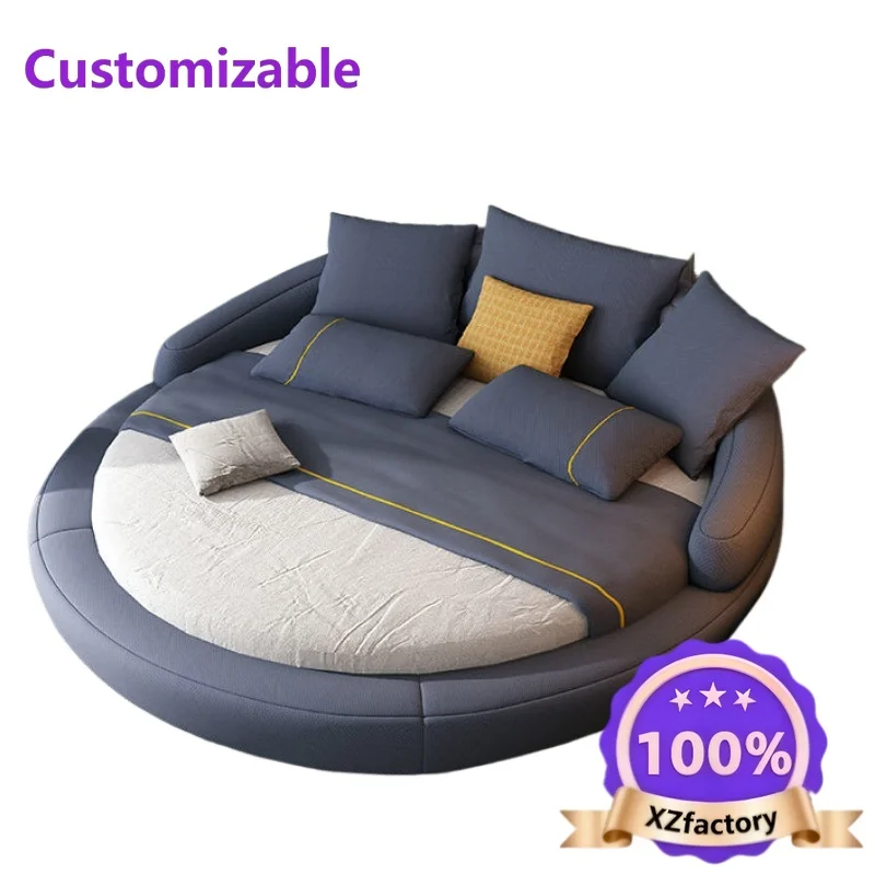 Factory Direct 2026 Top RatedCustom New Italian Minimalist Round Bed Light Luxury Nordic Double Bed Princess Wedding
Factory Direct 2026 Top RatedCustom New Italian Minimalist Round Bed Light Luxury Nordic Double Bed Princess Wedding