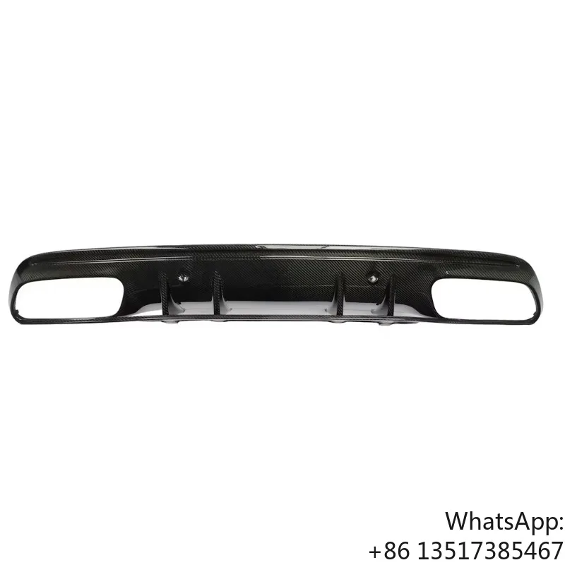 Four Exhaust Vents Carbon Fiber Rear Bumper Diffuser Lips 2019 for Mercedes Benz W205 C63
Four Exhaust Vents Carbon Fiber Rear Bumper Diffuser Lips 2019 for Mercedes Benz W205 C63