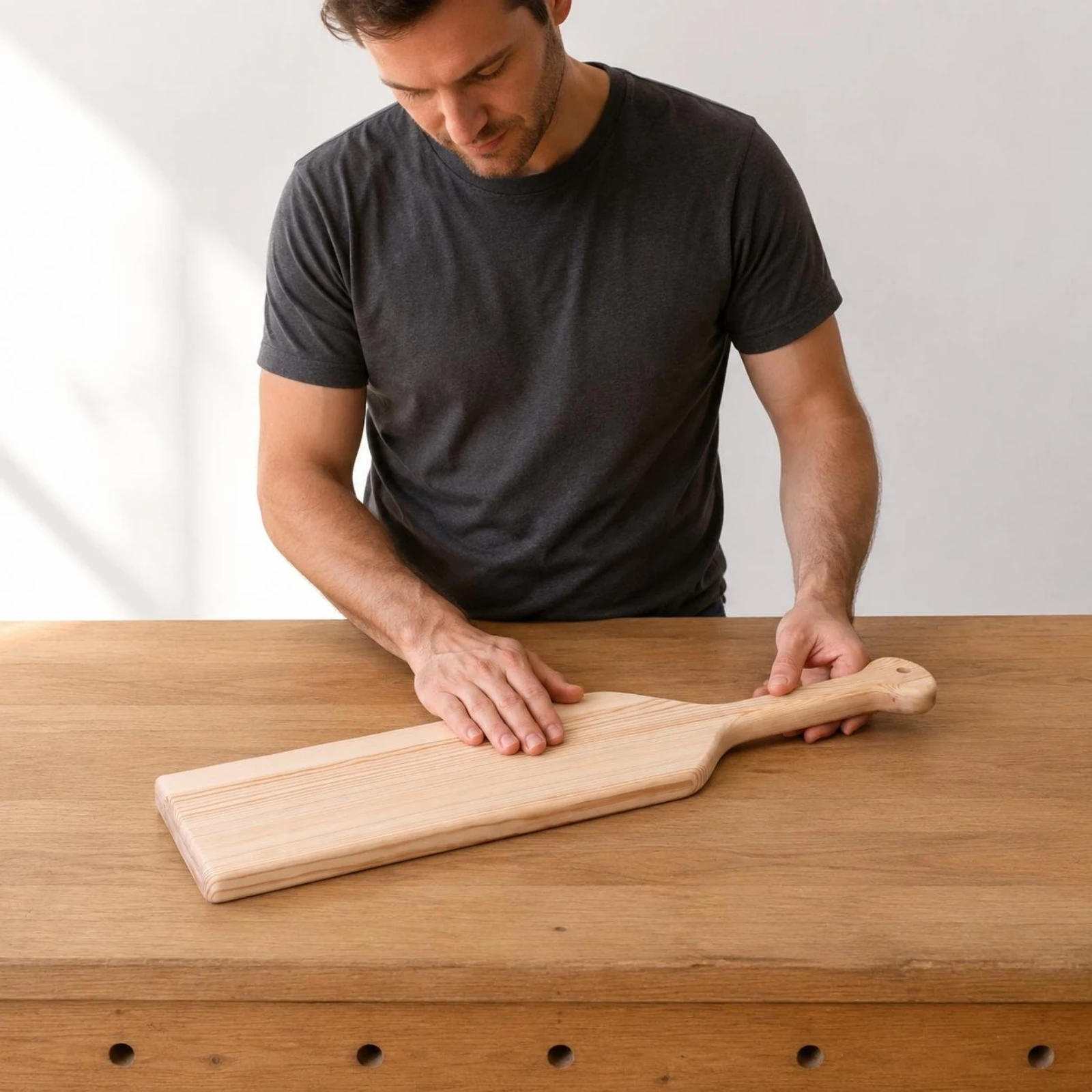 Wooden Paddle Sign Visible Grain Unfinished Wood Sign Unfinished Wooden Board Easy to Hang Craft Supply Even Surface
Wooden Paddle Sign Visible Grain Unfinished Wood Sign Unfinished Wooden Board Easy to Hang Craft Supply Even Surface