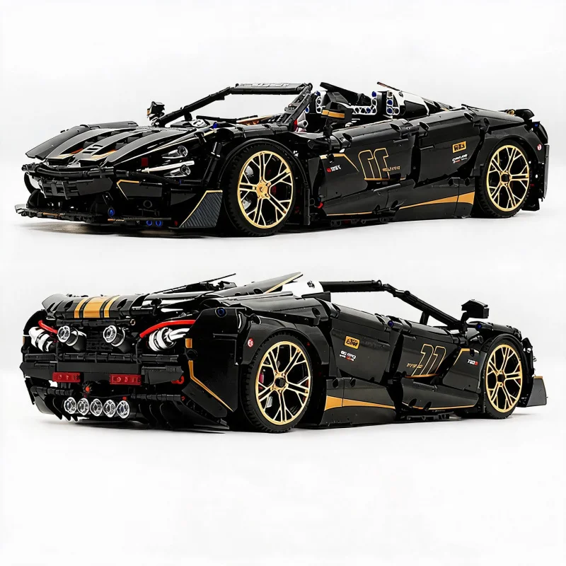 IN STOCK 1:8 MOC Sport Racing CAR Model 720S With Motor 10625 Building Block Bricks Puzzle DIY Toys For Children Christmas Gifts
IN STOCK 1:8 MOC Sport Racing CAR Model 720S With Motor 10625 Building Block Bricks Puzzle DIY Toys For Children Christmas Gifts