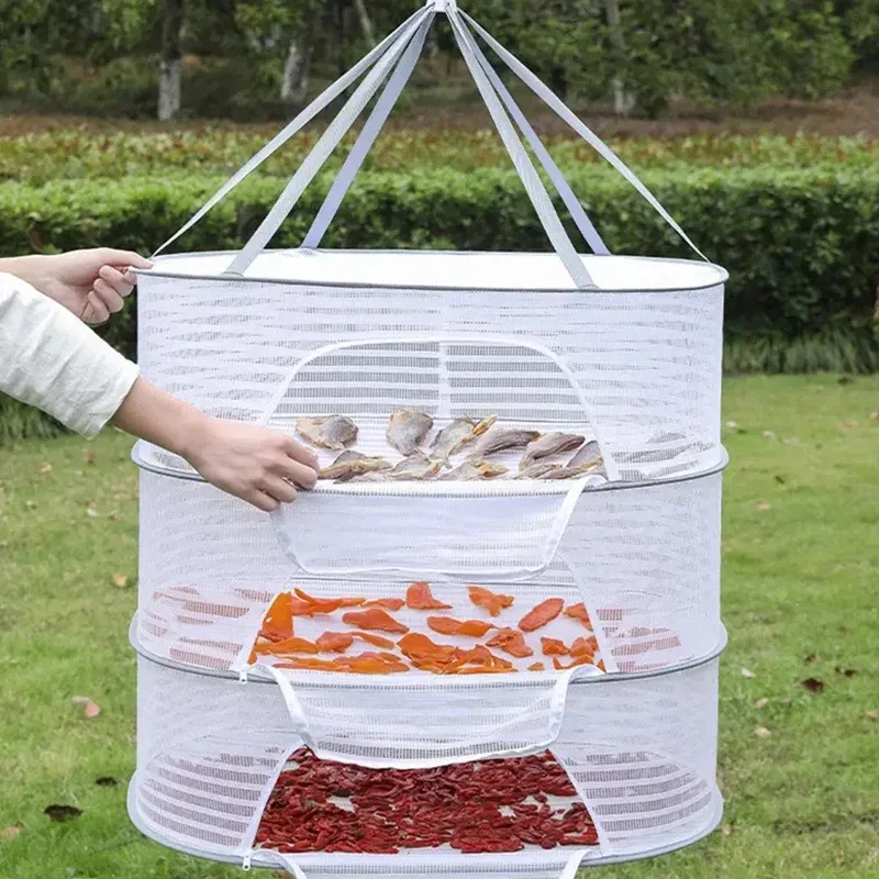 1 Pc Hanging Drying Net 1-3 Layer Folding Fishnet Non-toxic Polyester Net Suitable for Fruit and Vegetable Herbs with Zip
1 Pc Hanging Drying Net 1-3 Layer Folding Fishnet Non-toxic Polyester Net Suitable for Fruit and Vegetable Herbs with Zip