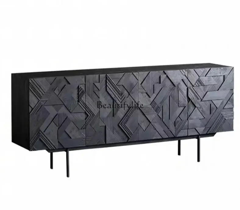 Резная обеденная сторона средневековый бесшумный шкафчик черный дуб цвет крыльцо индивидуальный
Резная обеденная сторона средневековый бесшумный шкафчик черный дуб цвет крыльцо индивидуальный