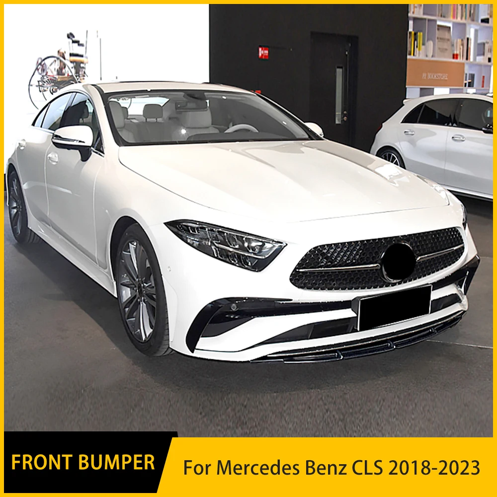 For Mercedes Benz CLS Front Bumper Lip Body Kit Spoiler Diffuser Deflector 2018-2023 High Quality Sports Modification Accessory
For Mercedes Benz CLS Front Bumper Lip Body Kit Spoiler Diffuser Deflector 2018-2023 High Quality Sports Modification Accessory