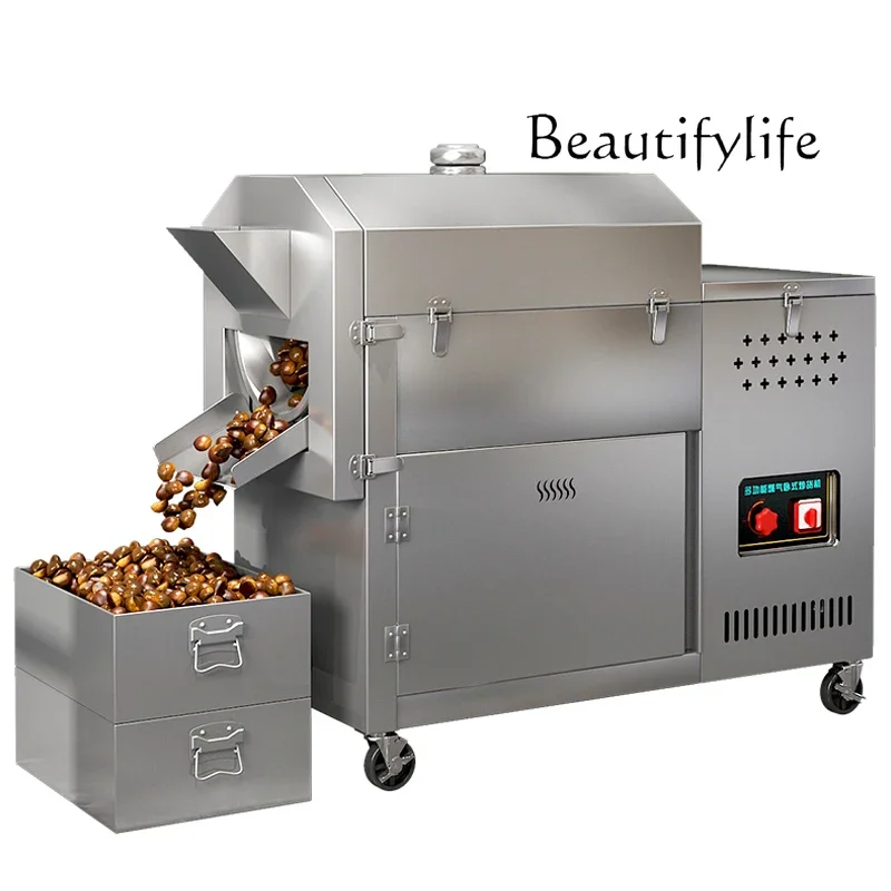 Frying machine commercial stall peanut melon seeds dry goods automatic new type 50 gas drum
Frying machine commercial stall peanut melon seeds dry goods automatic new type 50 gas drum