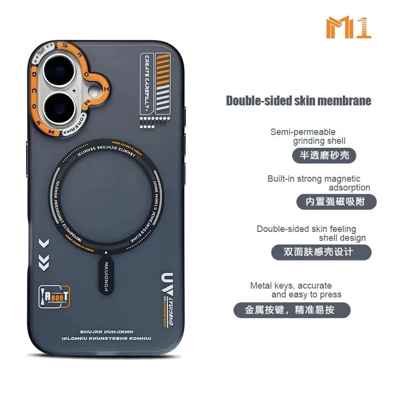 Fashion Mechanical Magnetic Phone case Compatible with iphone 17/16 Pro 15/14/13/12 Pro Protective Cover
Fashion Mechanical Magnetic Phone case Compatible with iphone 17/16 Pro 15/14/13/12 Pro Protective Cover