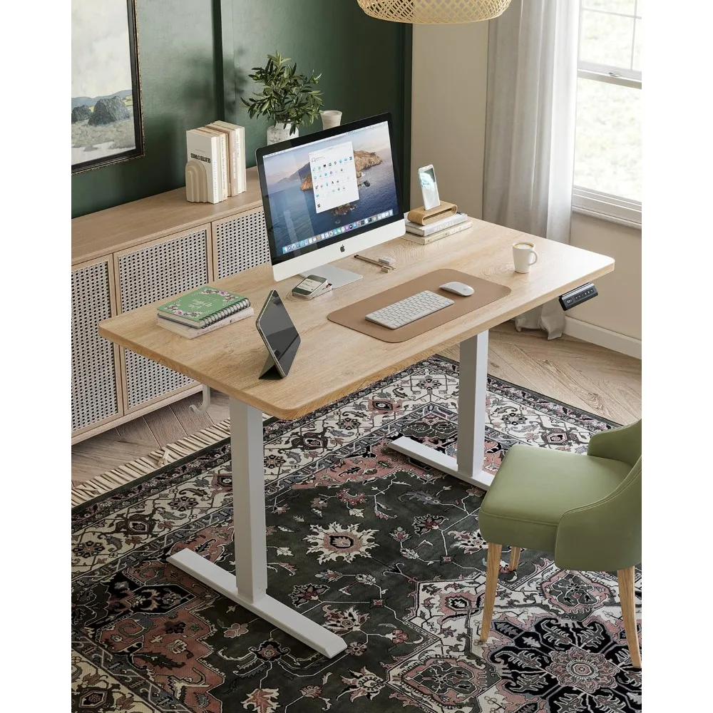 One-Piece Standing Desk Adjustable Height Stand up Home Office Desk, 55x24 Inch Electric Standing Computer Desk, Customized
One-Piece Standing Desk Adjustable Height Stand up Home Office Desk, 55x24 Inch Electric Standing Computer Desk, Customized