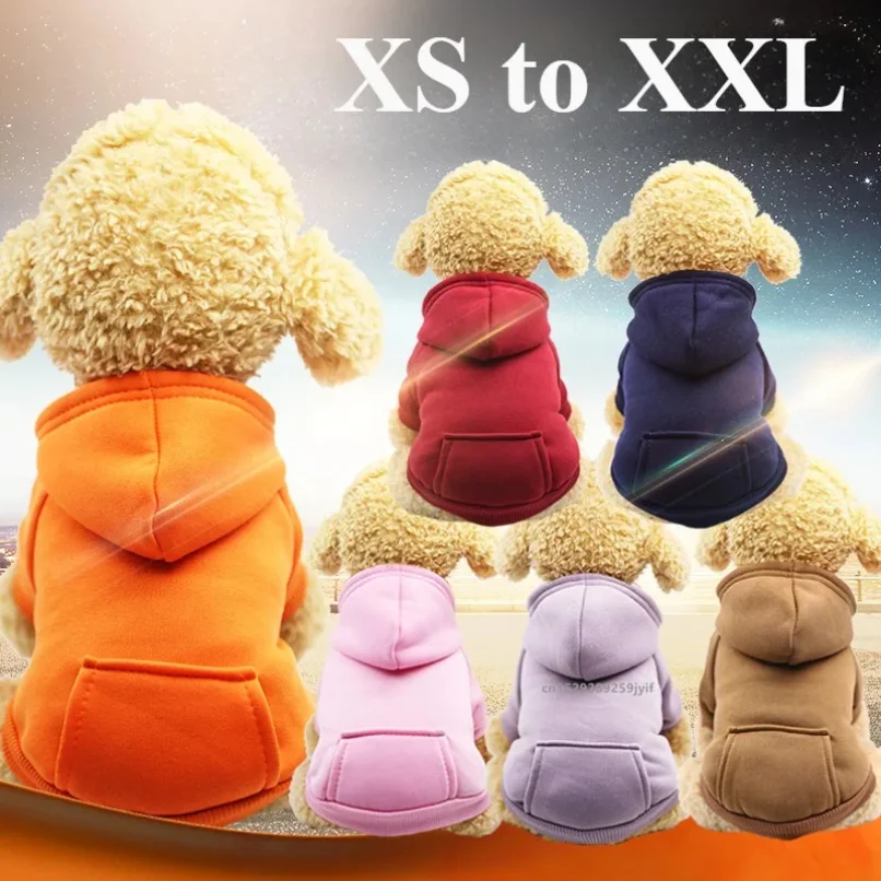 Dog Winter Hooded Sweatshirt for Small Medium Puppy Pet Coat Cat Jacket Clothes Chihuahuas French Bulldog Costumeme
Dog Winter Hooded Sweatshirt for Small Medium Puppy Pet Coat Cat Jacket Clothes Chihuahuas French Bulldog Costumeme