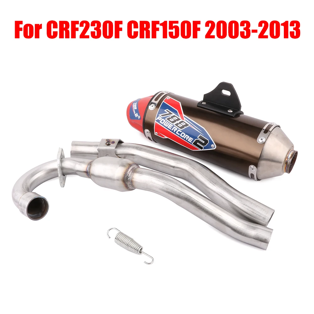 Motorcycle pipe Middle&Rear Exhaust Muffler Pipe motorcycle accessories Dirt pit bike For CRF230F CRF150F 2003-2013
Motorcycle pipe Middle&Rear Exhaust Muffler Pipe motorcycle accessories Dirt pit bike For CRF230F CRF150F 2003-2013