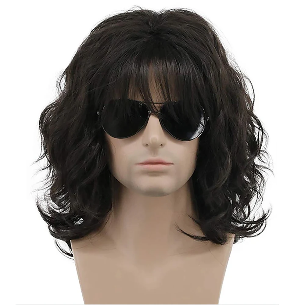 HAIRJOY Synthetic Hair Wig California 70s 80s Rocker Wig Men Women Long Curly Black Halloween Costume Anime Wig
HAIRJOY Synthetic Hair Wig California 70s 80s Rocker Wig Men Women Long Curly Black Halloween Costume Anime Wig