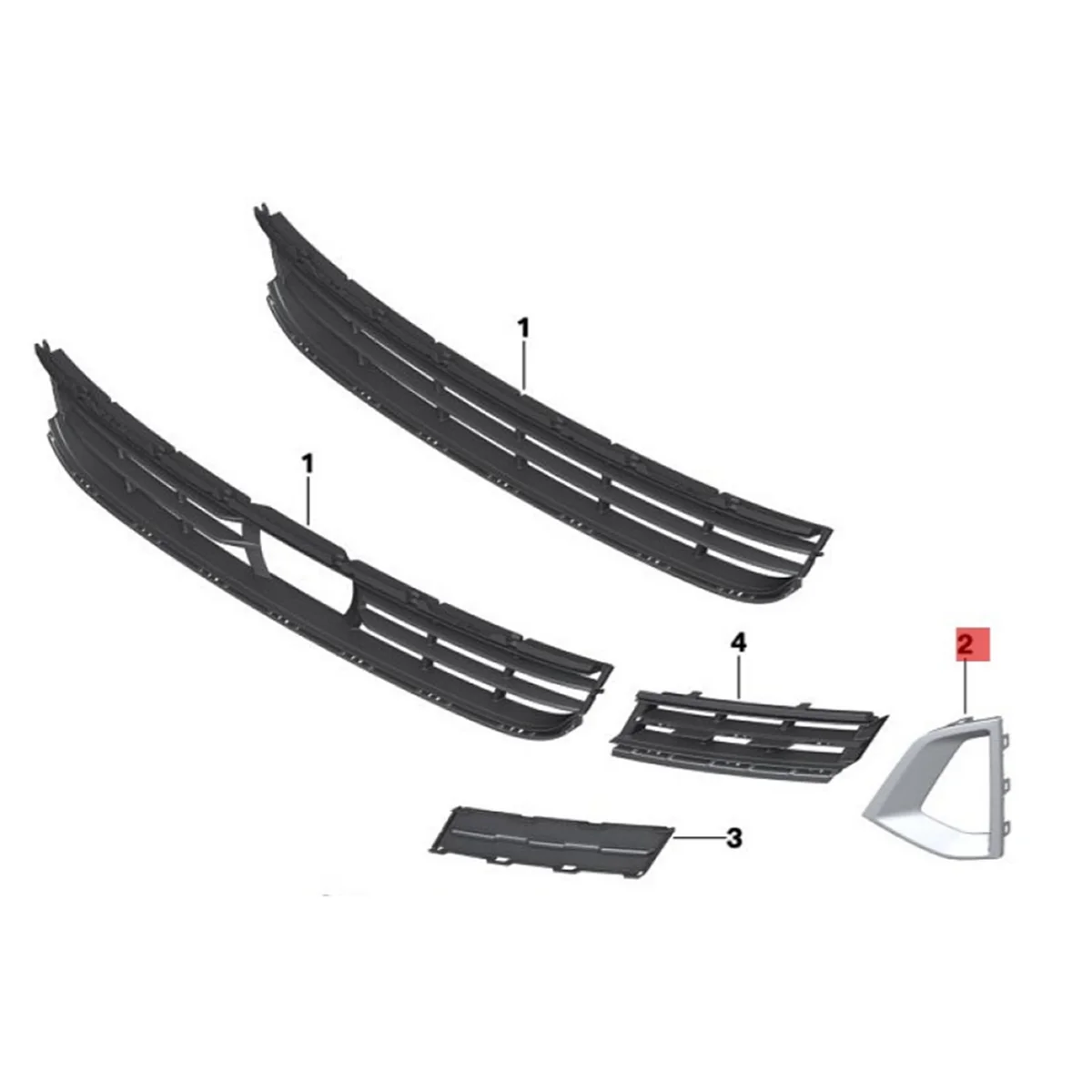 Left Front Bumper Grille Cover 51119463481 for BMW 5 Series G38 G30 G31 2021-2024 Air Duct Brake Case Chrome Trim Frame -N26R
Left Front Bumper Grille Cover 51119463481 for BMW 5 Series G38 G30 G31 2021-2024 Air Duct Brake Case Chrome Trim Frame -N26R