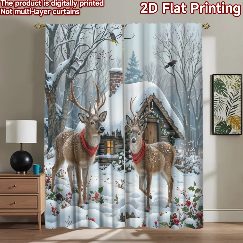 1pc 2D flat Photography Backdrop Popular Scene Backdrop Christmas Snowy Deer Scene 100% Polyester Family Party Decoration Use
1pc 2D flat Photography Backdrop Popular Scene Backdrop Christmas Snowy Deer Scene 100% Polyester Family Party Decoration Use