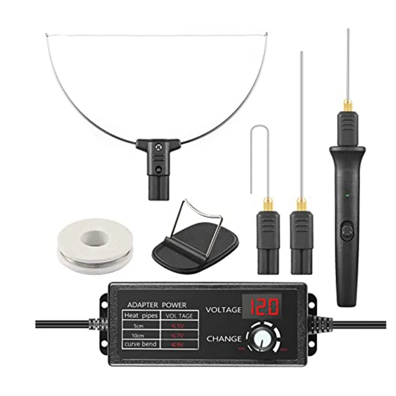 Hot Foam Cutter, 4 In 1 Foam Cutter Set With 240V / 18W Digital Voltage Controller, For Polyethylene Carving US Plug
Hot Foam Cutter, 4 In 1 Foam Cutter Set With 240V / 18W Digital Voltage Controller, For Polyethylene Carving US Plug