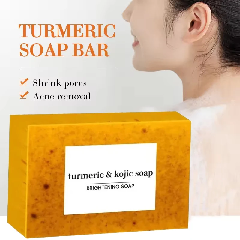 100g Turmeric Hand Made Soap, Lemon Kojic Acid Soap, Shower and Facial Soap Deep Cleaning Brightening For Face Body Skin Care
100g Turmeric Hand Made Soap, Lemon Kojic Acid Soap, Shower and Facial Soap Deep Cleaning Brightening For Face Body Skin Care