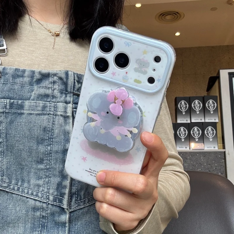 Korean Bowknot Baby Elephant Polka Dots Star Magnetic Phone Case For iPhone 17 Pro 16 15 Pro Max Cover with Holder For Magsafe C
Korean Bowknot Baby Elephant Polka Dots Star Magnetic Phone Case For iPhone 17 Pro 16 15 Pro Max Cover with Holder For Magsafe C