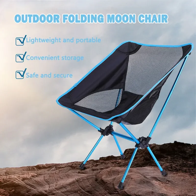 Съемный портативный складной стул Moon Chair, уличные стулья для кемпинга, пляжа, рыбалки, ультралегкий стул для путешествий, пешего туризма, пикника, сиденье, инструменты
Съемный портативный складной стул Moon Chair, уличные стулья для кемпинга, пляжа, рыбалки, ультралегкий стул для путешествий, пешего туризма, пикника, сиденье, инструменты