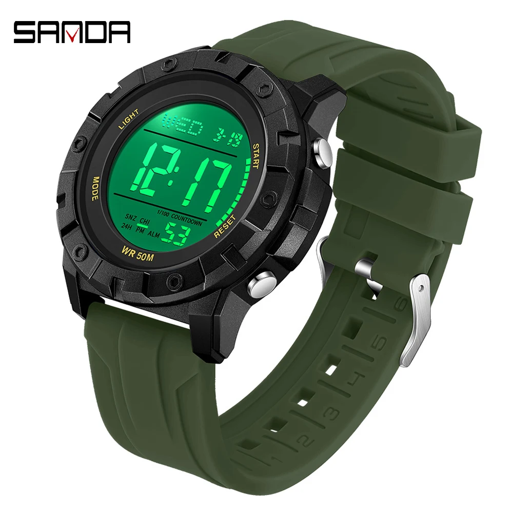 SANDA Fashion Digital Watches for Men Luxury Original Sports Chronograph Watch Man Military Waterproof Luminous WristWatch Clock
SANDA Fashion Digital Watches for Men Luxury Original Sports Chronograph Watch Man Military Waterproof Luminous WristWatch Clock