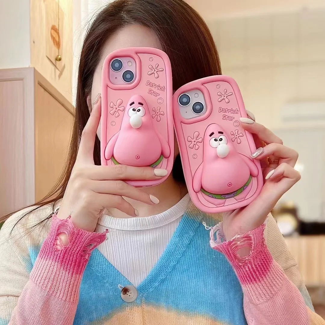 Cute Spongebobs squeeze and blow bubbles silicone soft shell Phone Cases For iPhone 15 14 13 12 11 Pro Max Back Cover
Cute Spongebobs squeeze and blow bubbles silicone soft shell Phone Cases For iPhone 15 14 13 12 11 Pro Max Back Cover