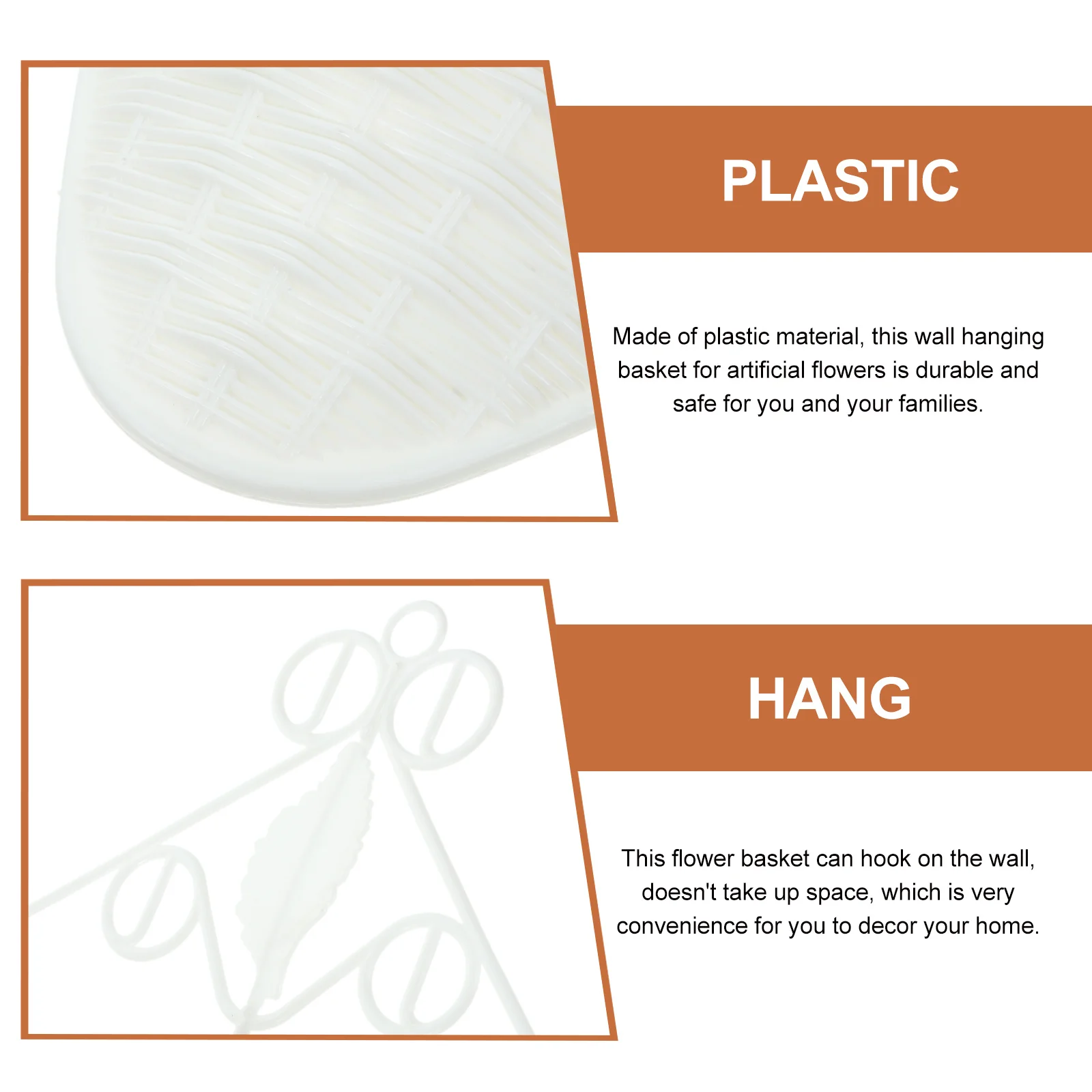 2pcs Wall Plant Hanging Basket Balcony Planter Holder Basket For Home Decor Plastic Flower Basketswall Planter Hanging Planters 
2pcs Wall Plant Hanging Basket Balcony Planter Holder Basket For Home Decor Plastic Flower Basketswall Planter Hanging Planters