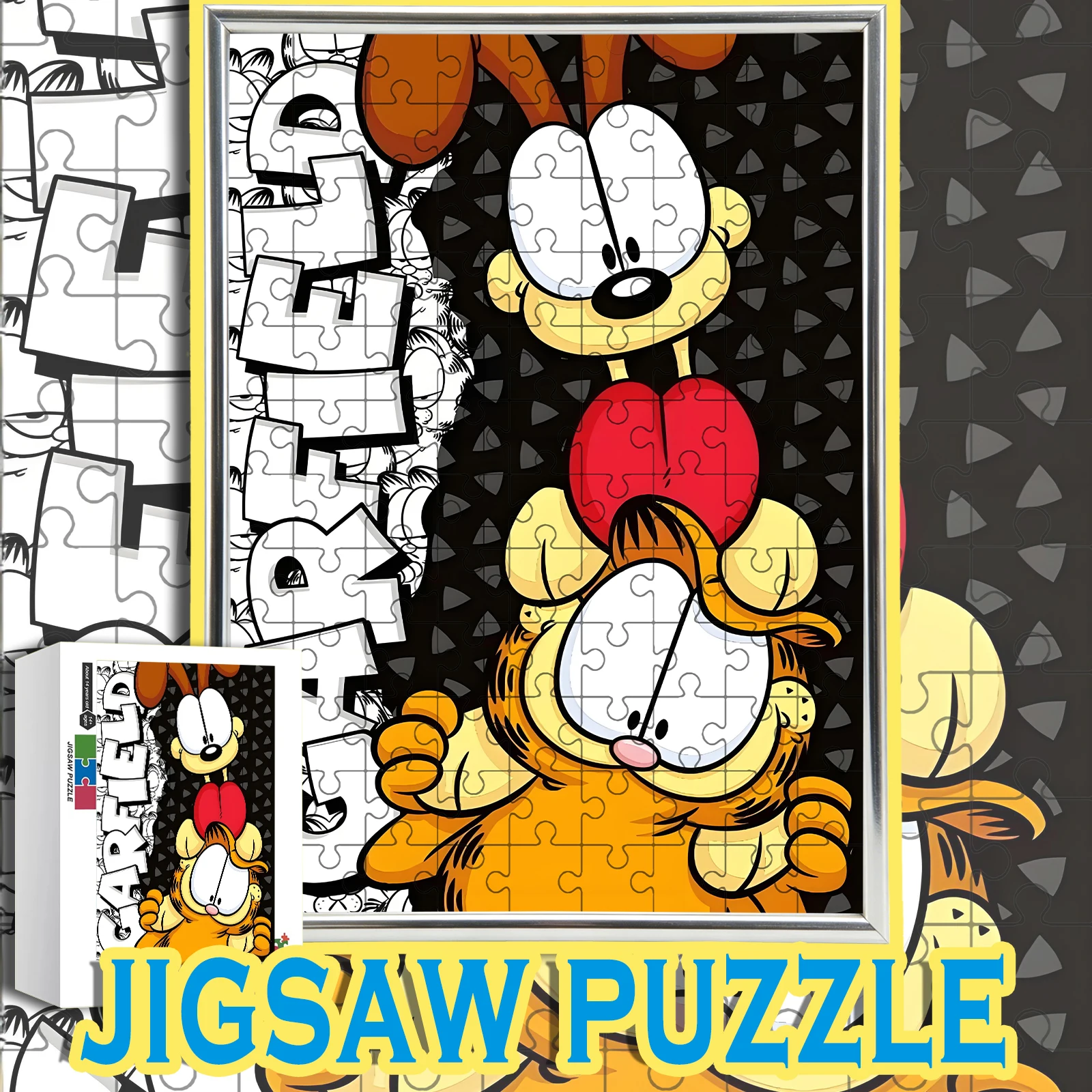 Garfield & Odie Funny Stack Pose Wooden Jigsaw Puzzle 108/200/300/500/1000pcs Color Box
Garfield & Odie Funny Stack Pose Wooden Jigsaw Puzzle 108/200/300/500/1000pcs Color Box