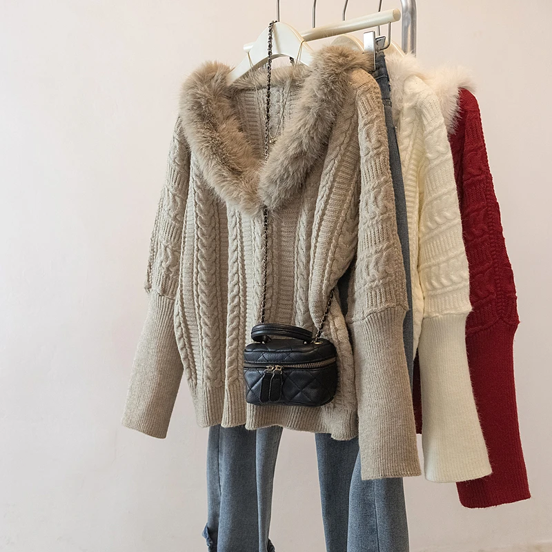 Свободный вязаный свитер, круглый Ne Fem Faion, антивозрастной зимний новый свитер из шерстяной пряжи с воротником для женщин
Свободный вязаный свитер, круглый Ne Fem Faion, антивозрастной зимний новый свитер из шерстяной пряжи с воротником для женщин